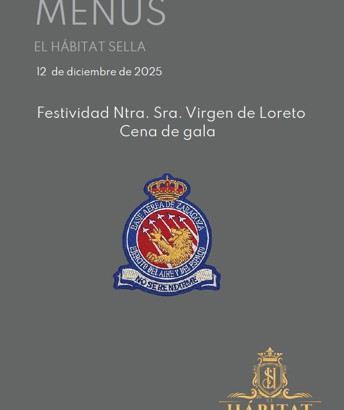 CENA DE GALA "FESTIVIDAD DE NTRA. SRA. VIRGEN DE LORETO"